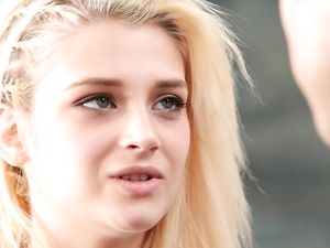 Teacher Gives Special Attention To A Blonde Teen Slut