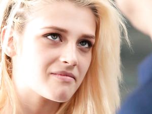 Teacher Gives Special Attention To A Blonde Teen Slut